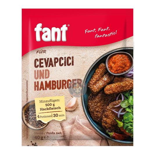 Fant für Ćevapčići & Hamburger