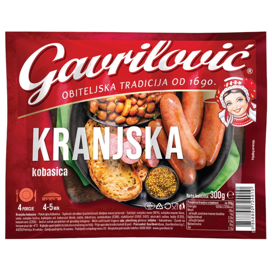Gavrilović Kranjska Kobasica – Krainer Wurst 300 g