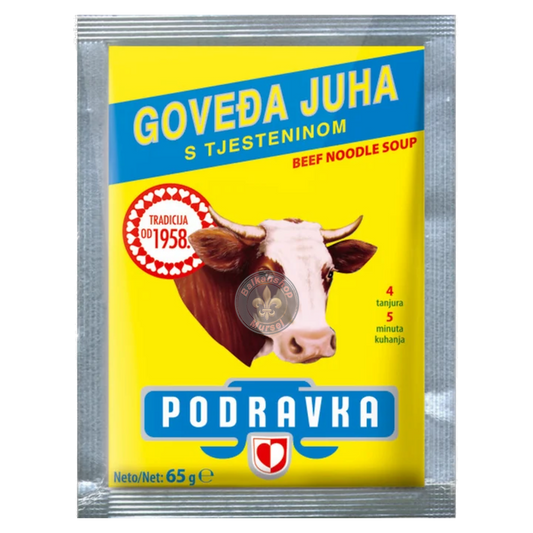 Podravka Rindersuppe mit Nudeln 65g