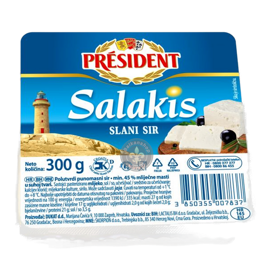President Salakis halbfester Salzlakenkäse 300g