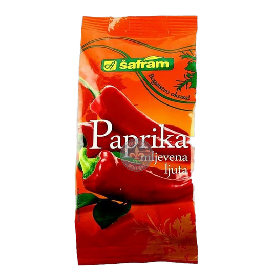 Šafram scharfe gemahlene Paprika 100g